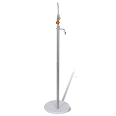 vidaXL Valet Stand | Silver grey | Heavy duty iron frame | 43x28x113 cm 2