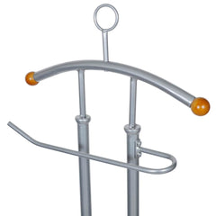 vidaXL Valet Stand | Silver grey | Heavy duty iron frame | 43x28x113 cm 3