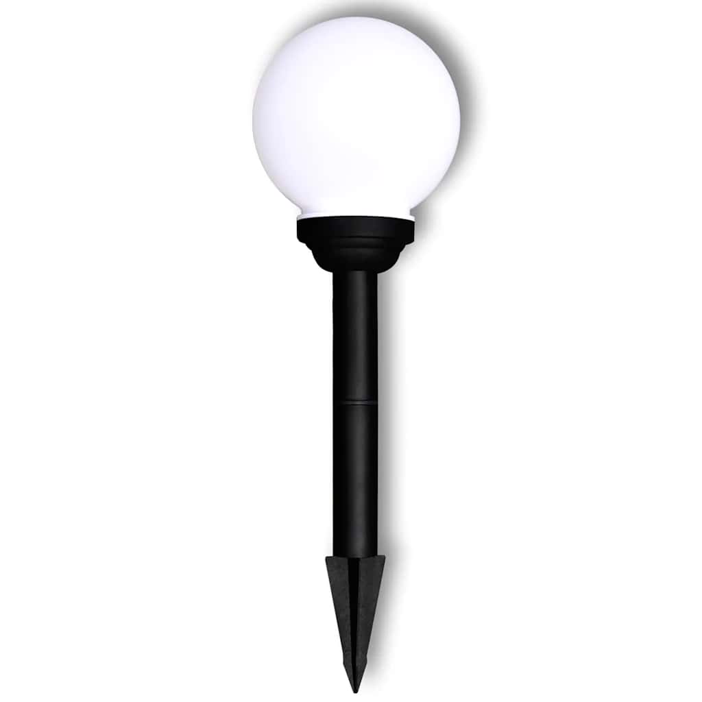 40863 vidaXL Outdoor Pathway Lamps 4 pcs LED 15 cm with Ground Spike 4