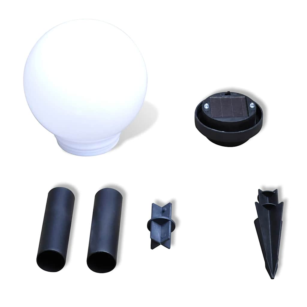 40863 vidaXL Outdoor Pathway Lamps 4 pcs LED 15 cm with Ground Spike 6