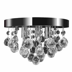vidaXL Chandelier | Chrome | Acrylic, Chrome | Medium | Decorative Inlays 1