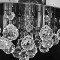 vidaXL Chandelier | Chrome | Acrylic, Chrome | Medium | Decorative Inlays 3