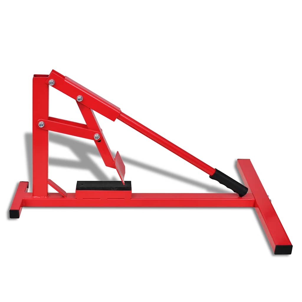 vidaXL Professional Motorcycle Tire Changer Red 4