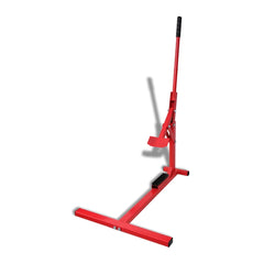 vidaXL Professional Motorcycle Tire Changer Red 3