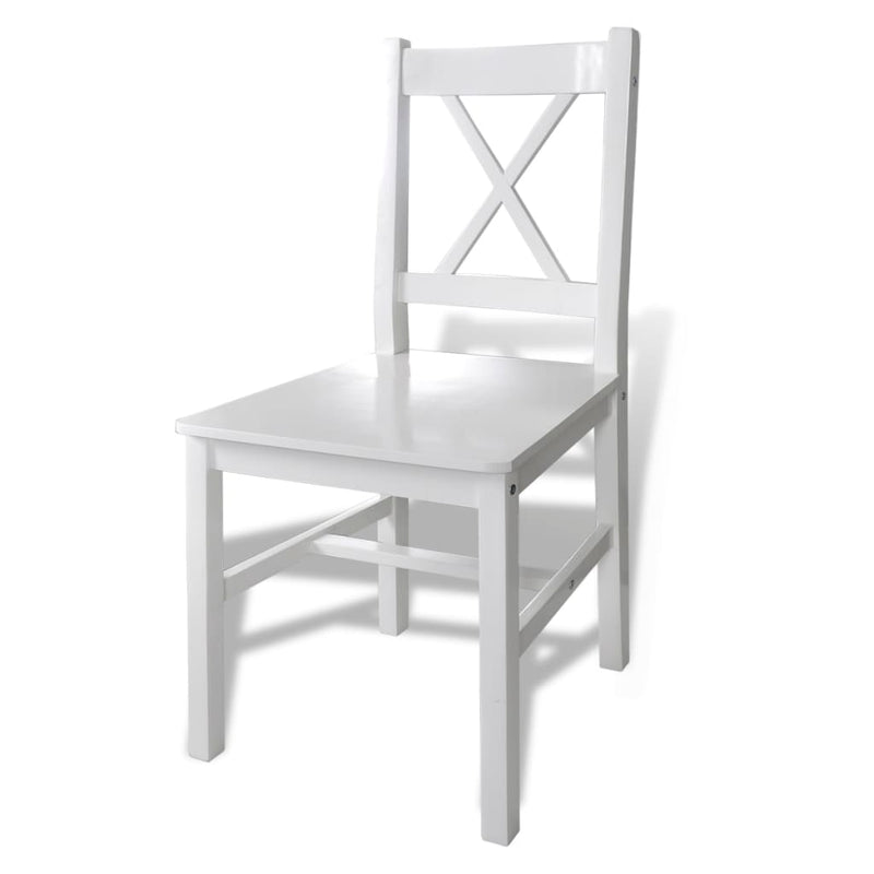 5 Piece Dining Set White