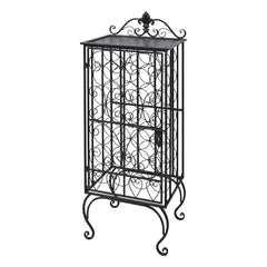 vidaXL Wine Rack for 28 Bottles Metal 3