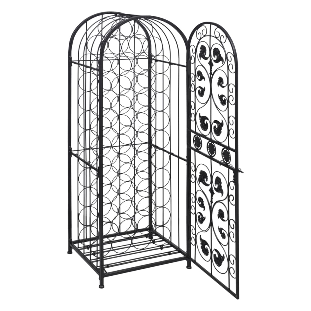 vidaXL Wine Rack for 45 Bottles Metal 2