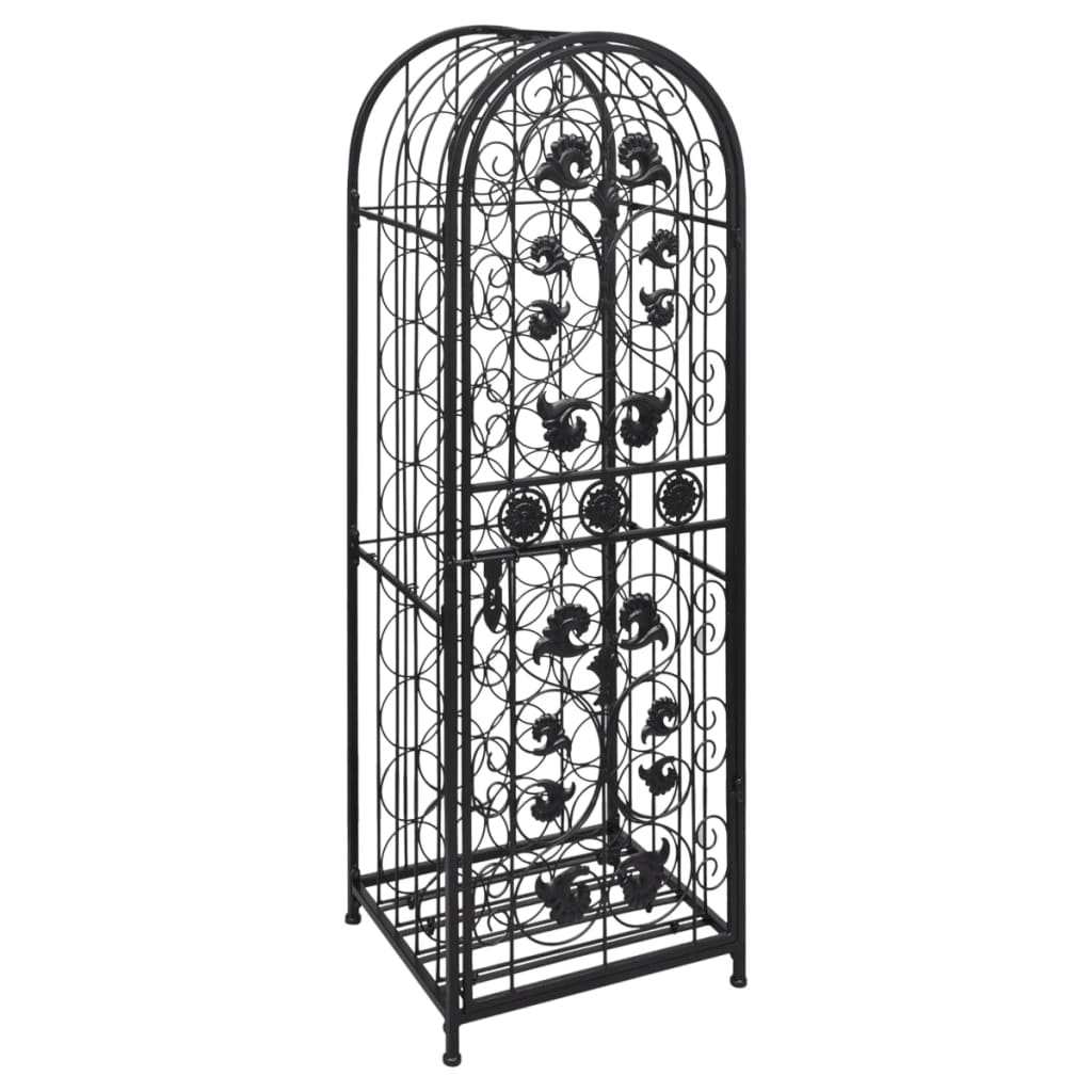 vidaXL Wine Rack for 45 Bottles Metal 3