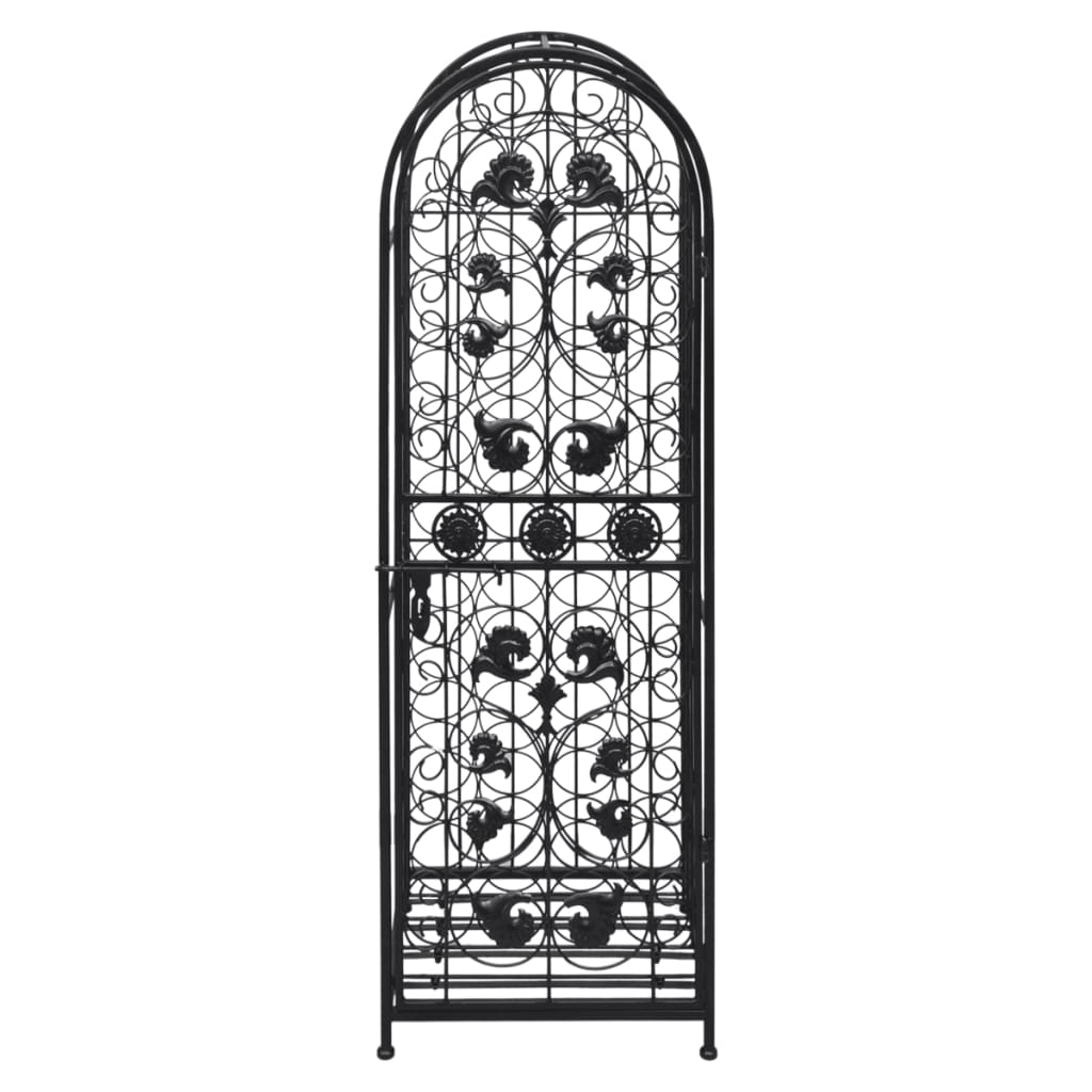 vidaXL Wine Rack for 45 Bottles Metal 4