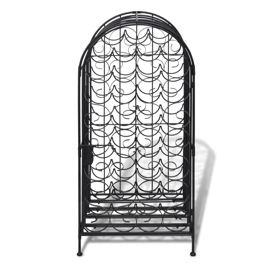vidaXL Wine Rack for 35 Bottles Metal 3