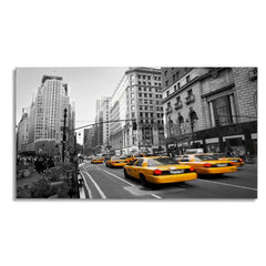 vidaXL Coffee Table | Black and printed | Iron and tempered glass | Small 4
