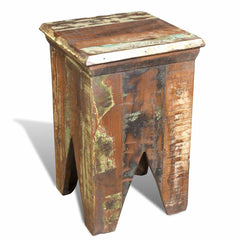 240951 vidaXL Stool Solid Reclaimed Wood 3