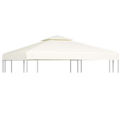 vidaXL Gazebo Cover Canopy Replacement 310 g / m² Cream White 3 x 3 m 1