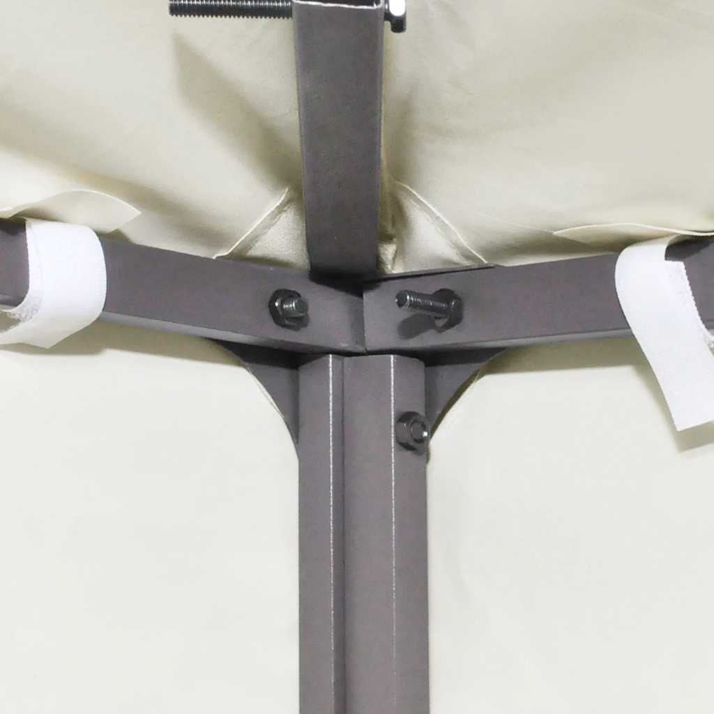 vidaXL Gazebo Cover Canopy Replacement 310 g / m² Cream White 3 x 3 m 3