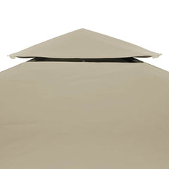 vidaXL Gazebo Cover Canopy Replacement 310 g / m² Beige 3 x 3 m 3