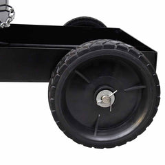 vidaXL Welding Cart Black Trolley with 3 Shelves Workshop Organiser 3