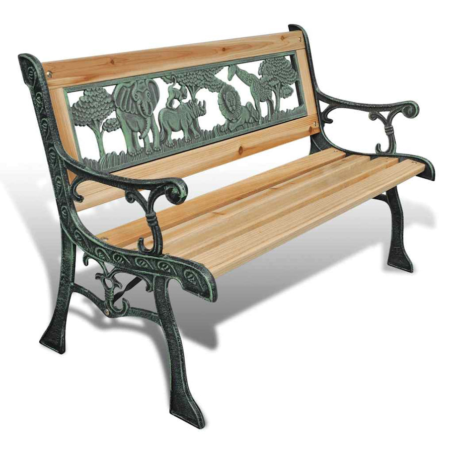 41013 vidaXL Children Garden Bench 84 cm Wood 1