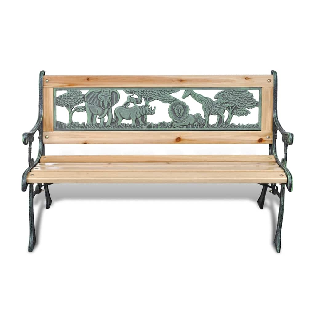 Children Garden Bench 84 cm Wood, image 2