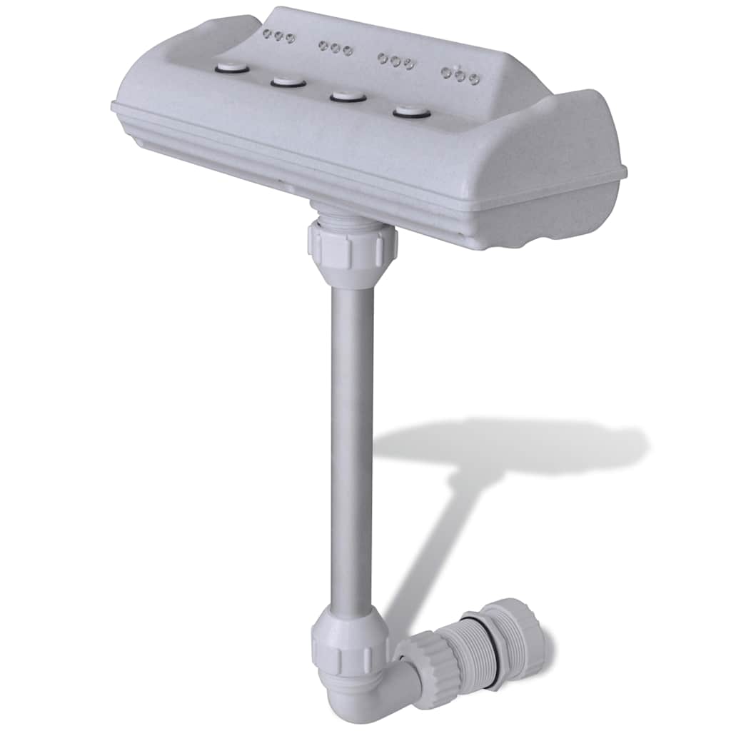 vidaXL Cascade Waterfall Swimming Pool Fountain with LED Lights 1