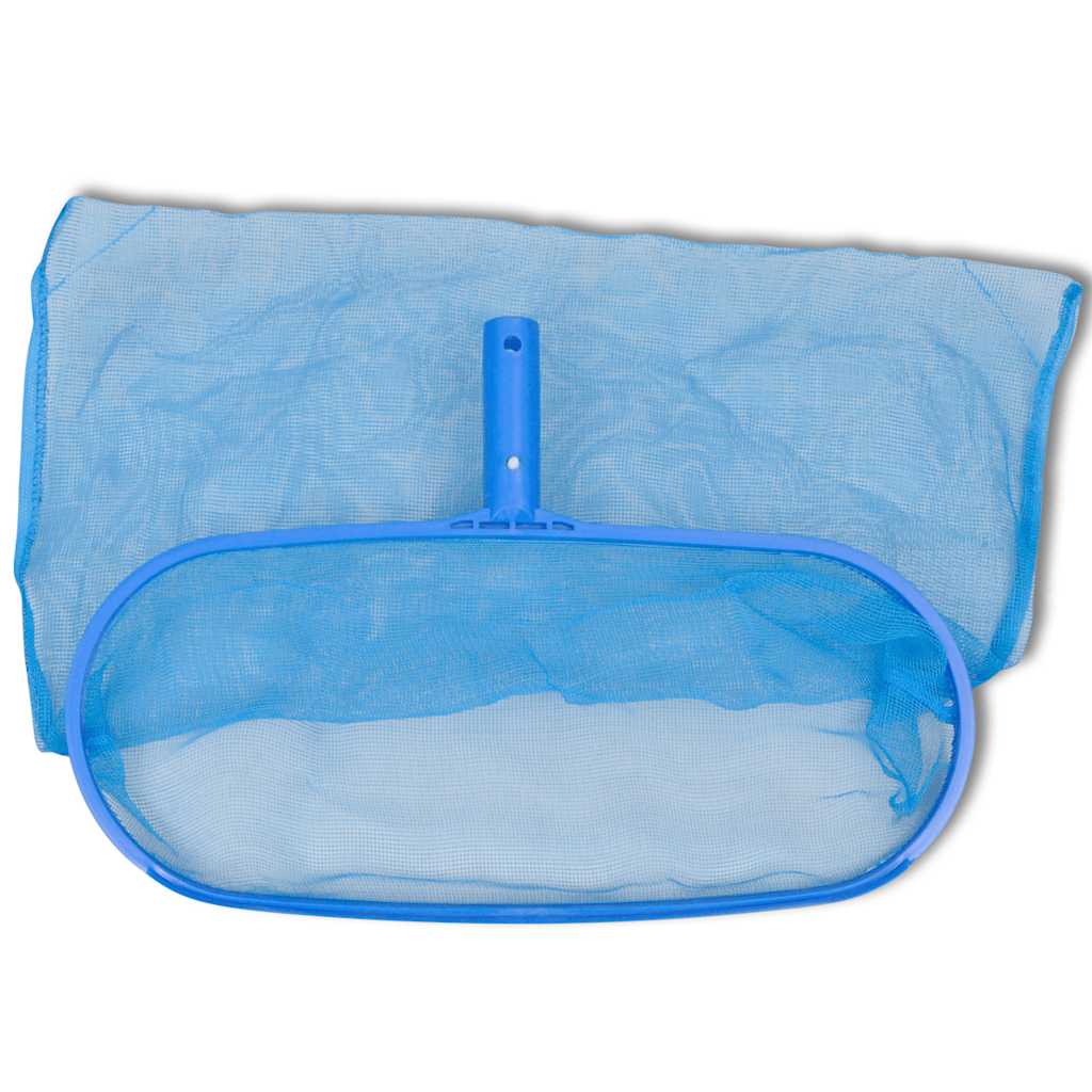 vidaXL Pool Cleaning Set Brush 2 Leaf Skimmers 1 Telescopic Pole 3