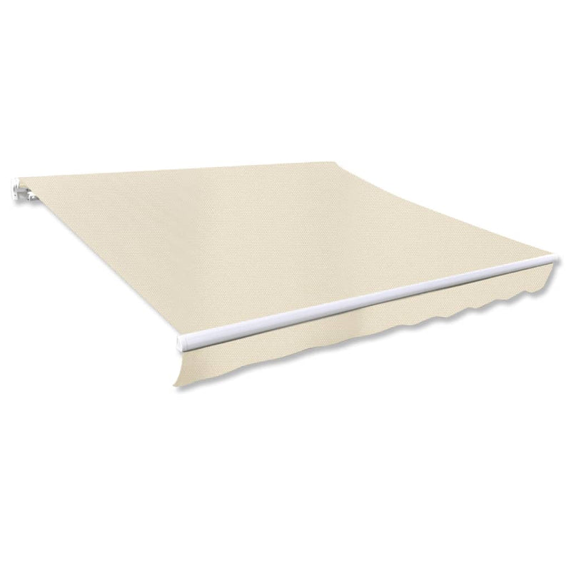 Awning Top Sunshade Canvas Cream 6 x 3 m