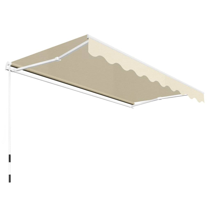 Awning Top Sunshade Canvas Cream 6 x 3 m