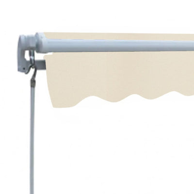 Awning Top Sunshade Canvas Cream 6 x 3 m