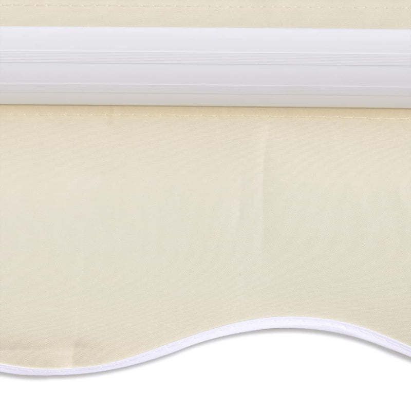 Awning Top Sunshade Canvas Cream 6 x 3 m