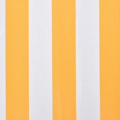 vidaXL Awning Replacement Fabric Yellow and White 300x250 cm Polyester 3