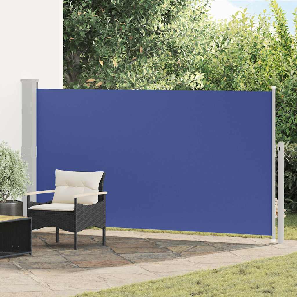 Patio Terrace Side Awning 160 x 300 cm Blue 1