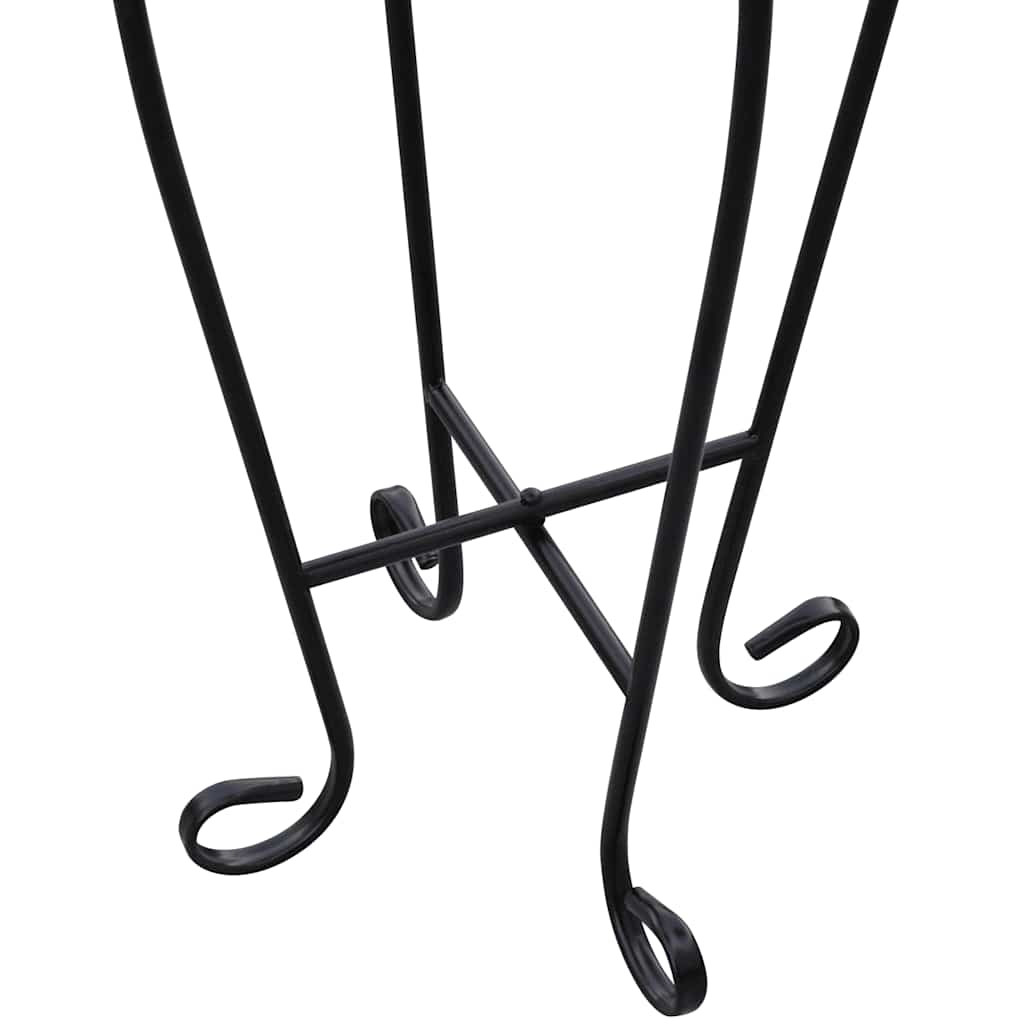 vidaXL Plant Stand | Terracotta and Black | Iron and Ceramic | Small | Durable 4