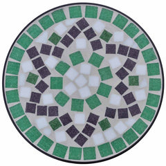 vidaXL Plant Stand | Green, white, black | Iron, ceramic | 30 cm diameter 3