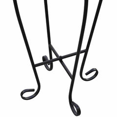 vidaXL Plant Stand | Green, white, black | Iron, ceramic | 30 cm diameter 4