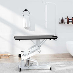 vidaXL Hydraulic Bath Grooming Table for Dogs Cats Pets Adjustable 1