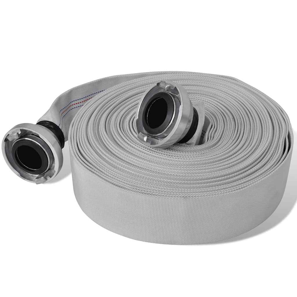 vidaXL Fire Hose Flat Hose 30 m with C-Storz Couplings 2 Inch 1