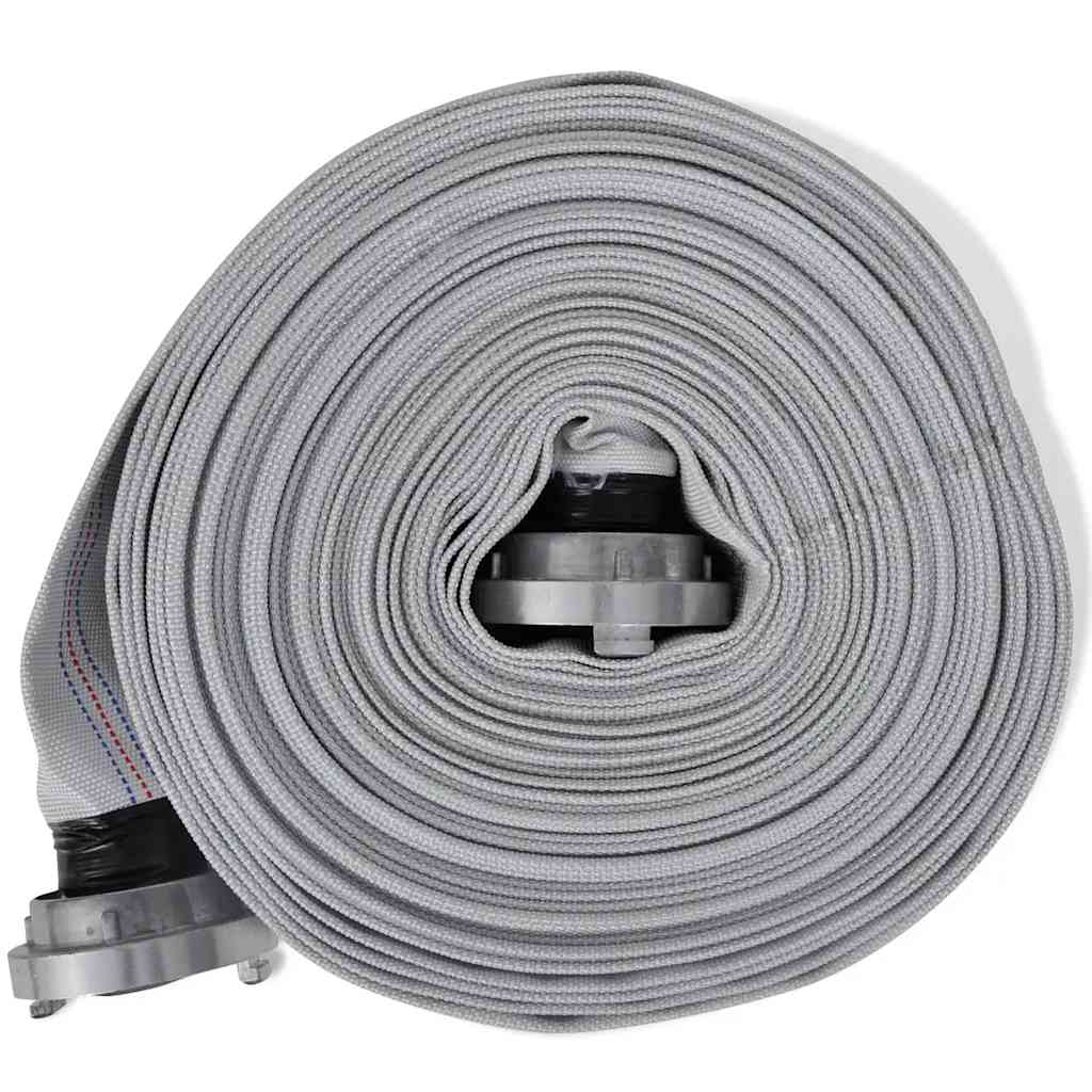 vidaXL Fire Hose Flat Hose 30 m with C-Storz Couplings 2 Inch 2