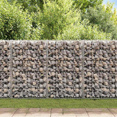vidaXL Gabion Basket with Lids Galvanised Wire 100 x 50 x 30 cm 3