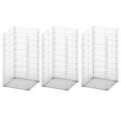 vidaXL Gabion Set 3 pcs Galvanised Wire 25 x 25 x 50 cm 2