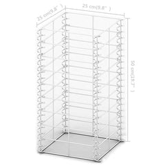 vidaXL Gabion Set 3 pcs Galvanised Wire 25 x 25 x 50 cm 4