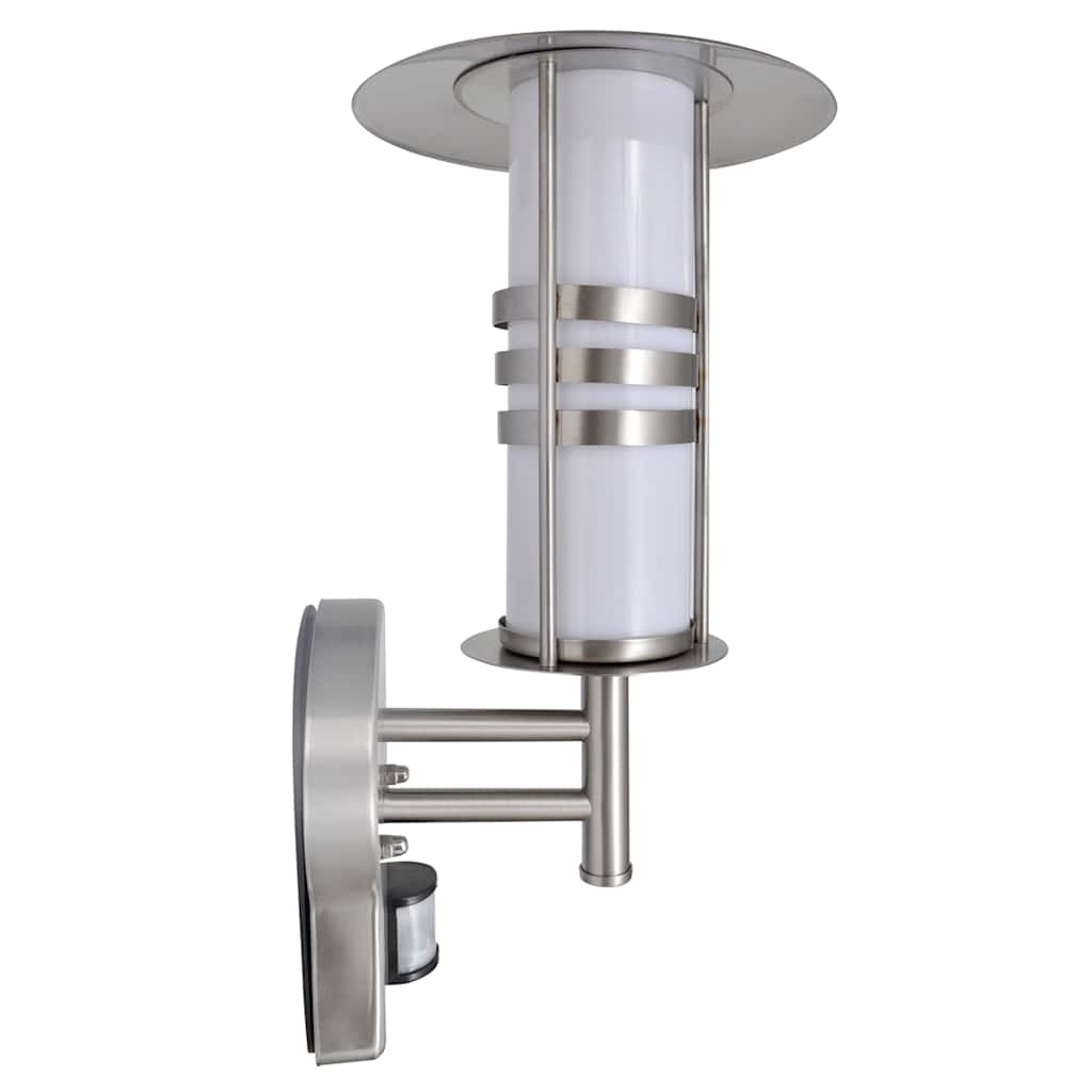 vidaXL Wall Lamp Stainless Steel Pagoda Shape with Sensor 3