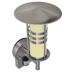 vidaXL Wall Lamp Stainless Steel Pagoda Shape with Sensor 4