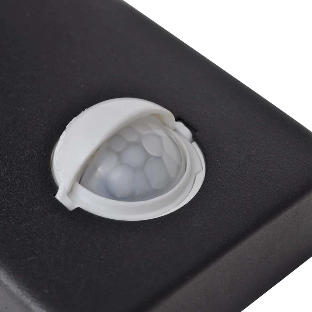 vidaXL Sensor Lamp | Black | Stainless Steel, Tempered Glass | Standard | Lights 6