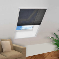 Plisse Insect Screen for Windows Aluminium White 160 cm