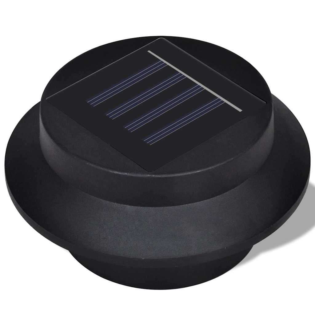 vidaXL Solar Lamp | Set of 6 | Black | Sturdy plastic | 6 pieces | Solar 4