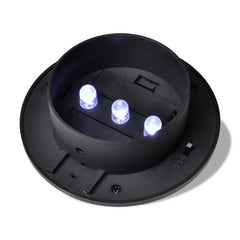 vidaXL Solar Lamp | Set of 6 | Black | Sturdy plastic | 6 pieces | Solar 6