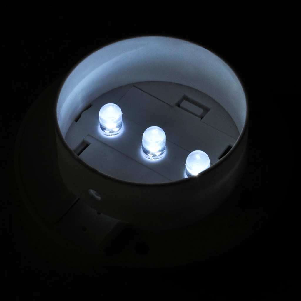 vidaXL Solar Lamp |  Set of 6 | White | Durable plastic | Small |  Solar 6