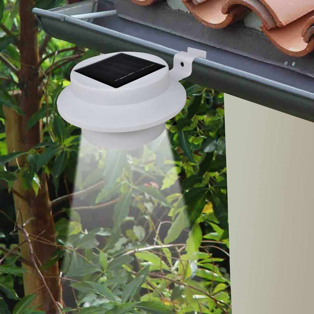 vidaXL Solar Lamp |  Set of 6 | White | Durable plastic | Small |  Solar 1