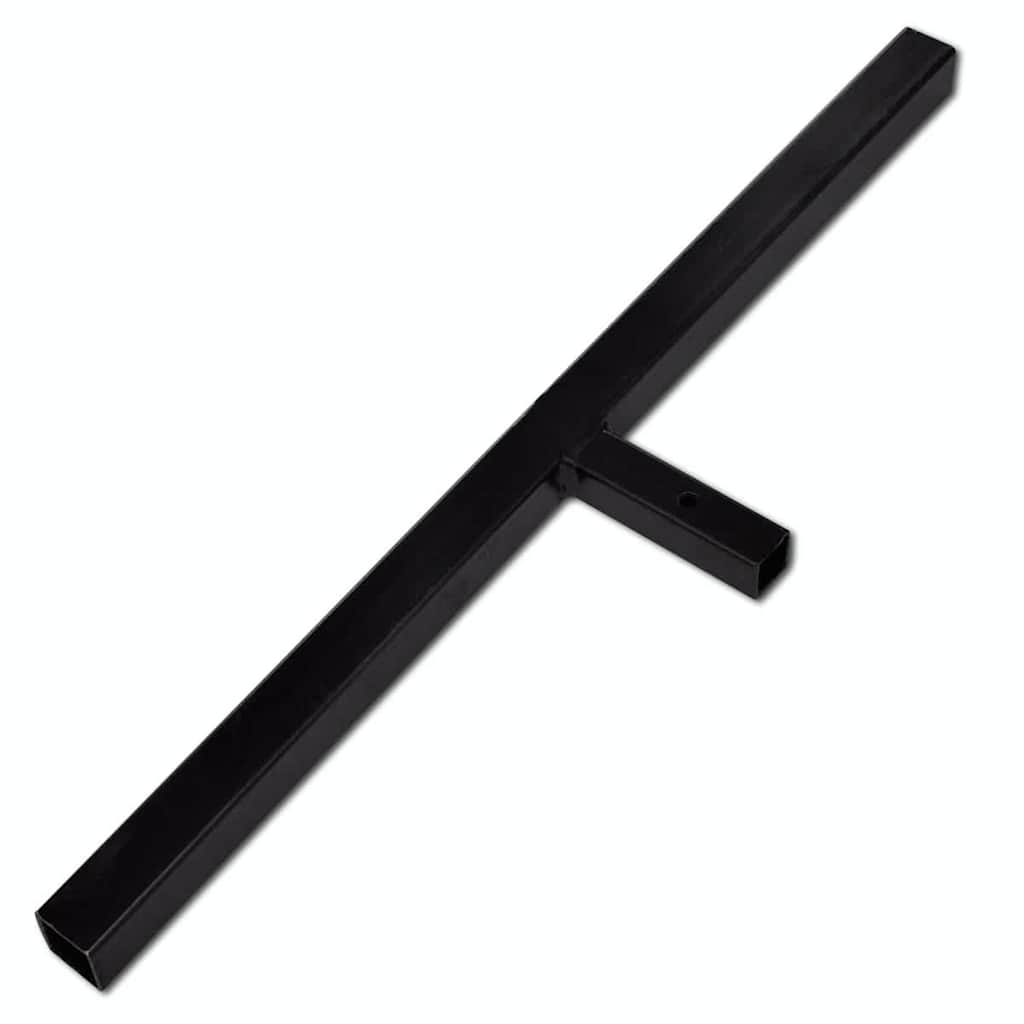vidaXL Ground Drill with Handle Auger Bit 150 mm Three Spirals Steel Black 2