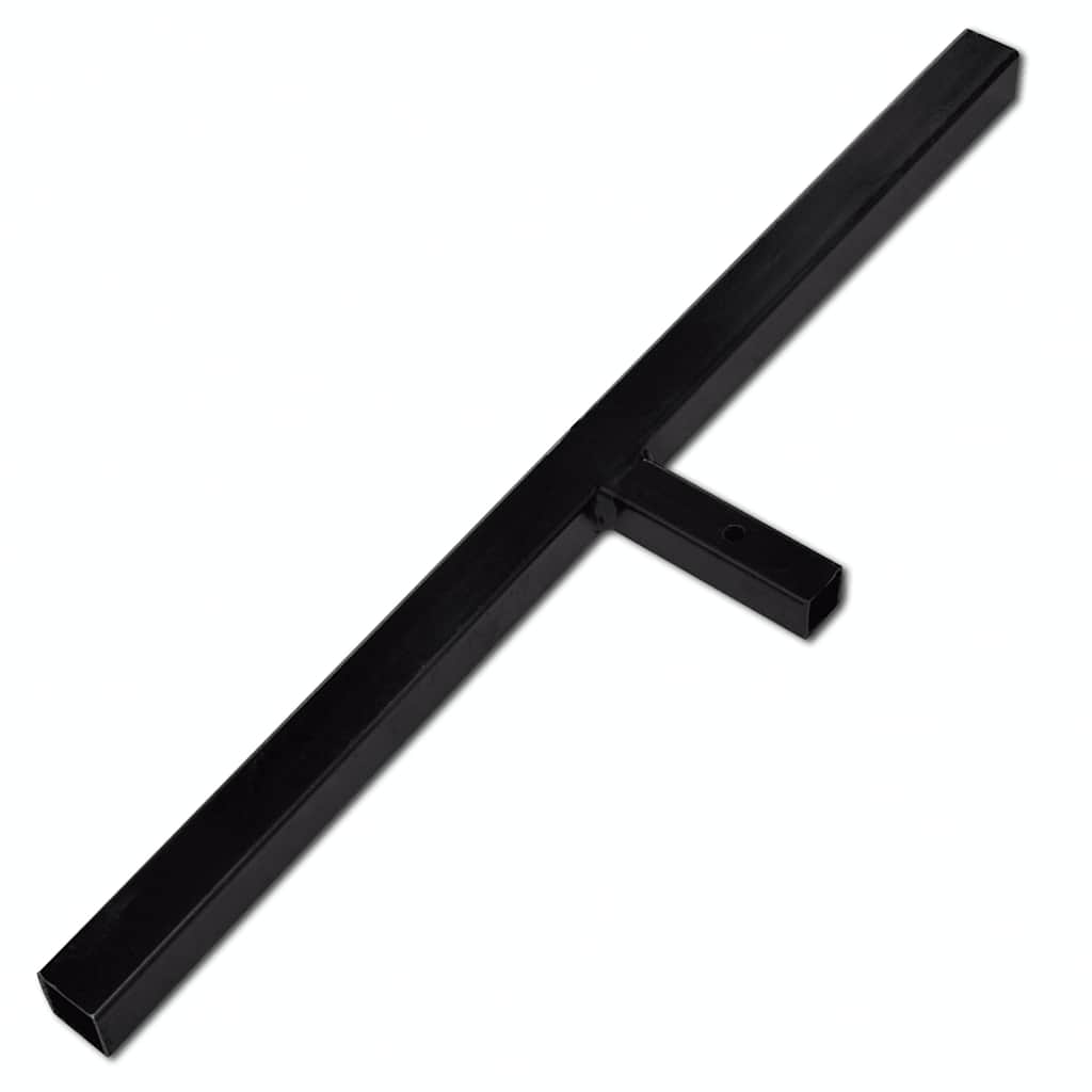 vidaXL Ground Drill with Handle Auger Bit 180 mm Three Spirals Steel Black 2