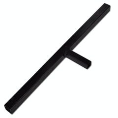 vidaXL Ground Drill with Handle Auger Bit 180 mm Three Spirals Steel Black 2